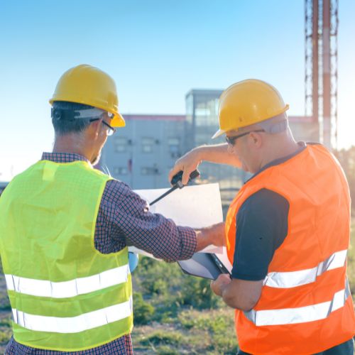 Example of construction works